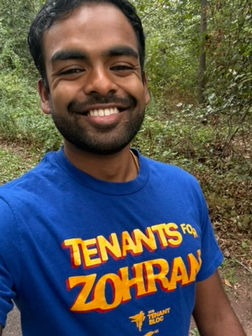 Tenants for Zohran Shirt (FRONT AND BACK)