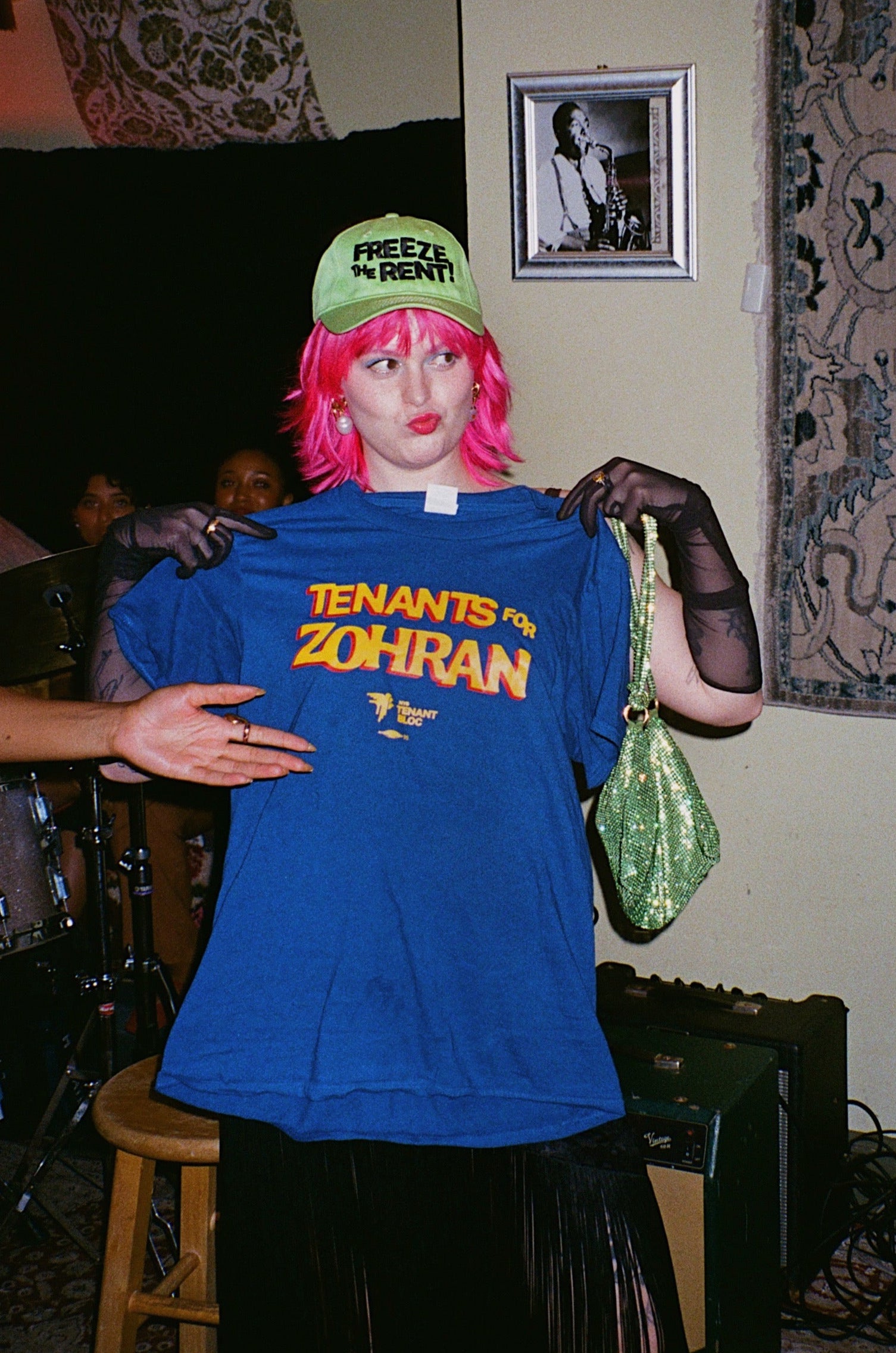 Tenants for Zohran Shirt (FRONT AND BACK)