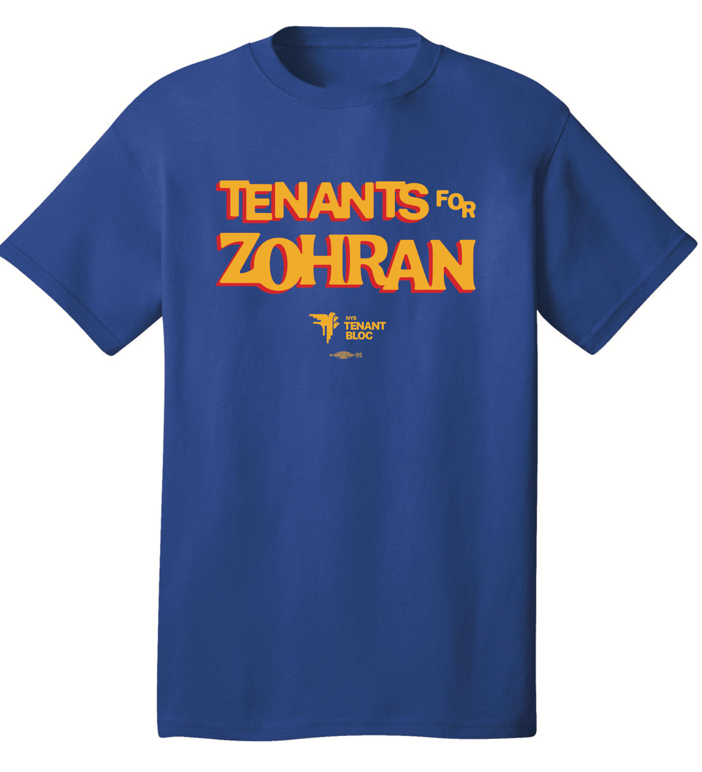 Tenants for Zohran Shirt (FRONT AND BACK)